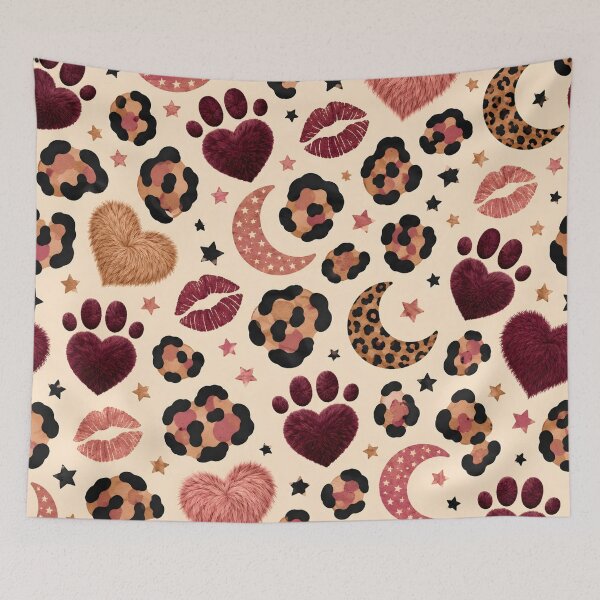 Item preview, Leopard Lounge Furry Aesthetic Pattern designed and sold by Furrenzy.