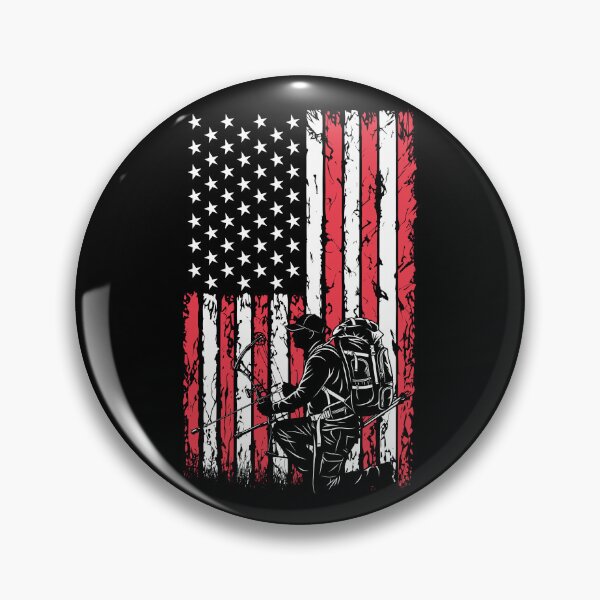 Item preview, Bowhunter USA Flag Hunter Archer Archery Bowhunting Man designed and sold by GrandeDuc.