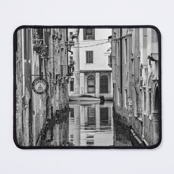 Item preview, Picturesque Venetian Canal Scene B+W designed and sold by Gerard Fornarotto.