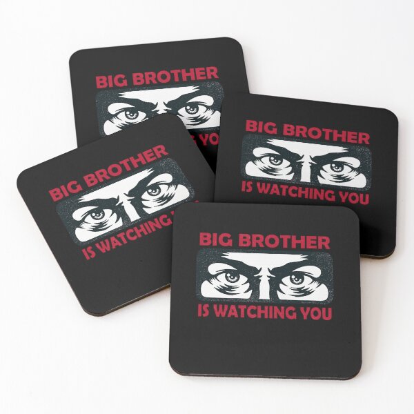 Item preview, Big Brother Is Watching You Dystopian Quote Design designed and sold by Ekonolotie.