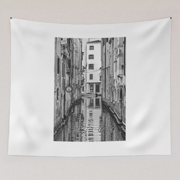 Item preview, Picturesque Venetian Canal Scene B+W designed and sold by Gerard Fornarotto.