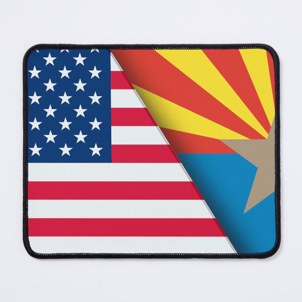 Item preview, Double Flag of USA and Arizona. United States and Arizona official flags. 3D illustration. Illustration of Double Flag. National symbol. American and Arizona symbol. Two Flags Together designed and sold by Decoriolus.