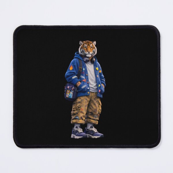 Item preview, Cool Streetwear Tiger - Urban Fashion Beast with Headphones designed and sold by Royal Beast Art.