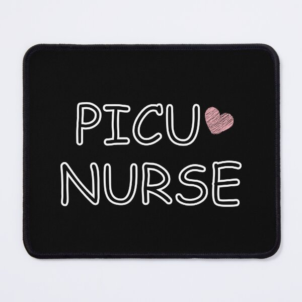 Item preview, PICU Nurse with Pink Heart | Pediatric ICU Nurse Shirt | Cute Nurse Appreciation Gift designed and sold by medoutfits.