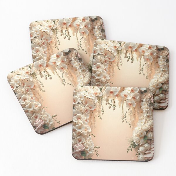 Item preview, Elegant White Orchid and Rose Floral iPhone Case designed and sold by IntelliMindDesigns.