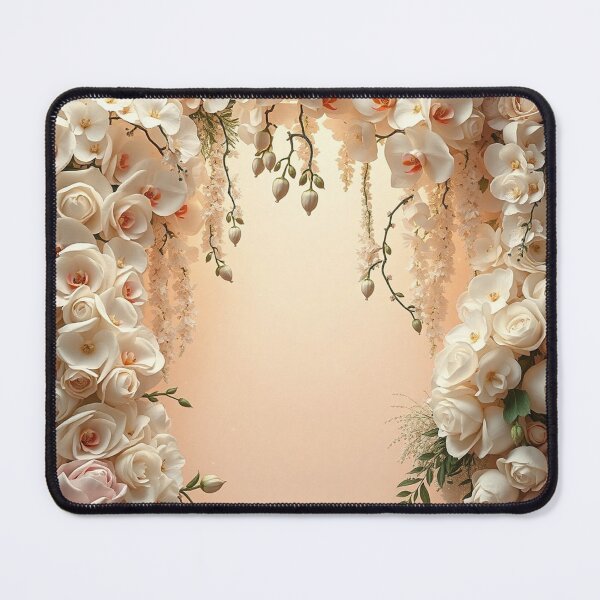 Item preview, Elegant White Orchid and Rose Floral iPhone Case designed and sold by IntelliMindDesigns.