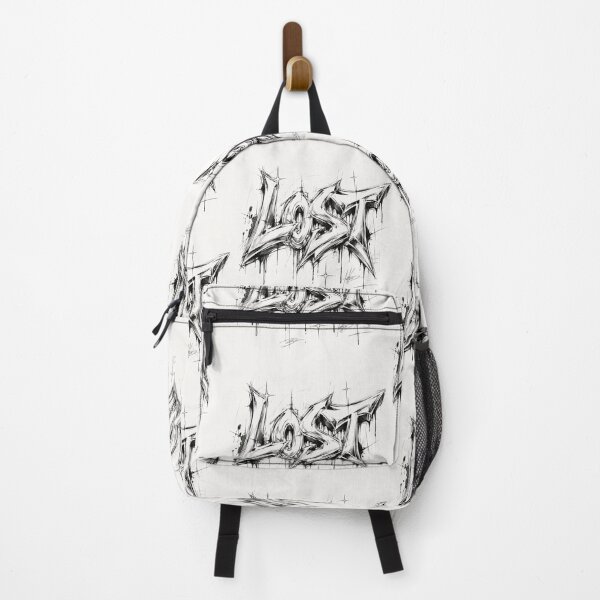 Item preview, LOST Graffiti Chrome Typography Sketch | Y2K Streetwear Aesthetic designed and sold by J&J's Creation.