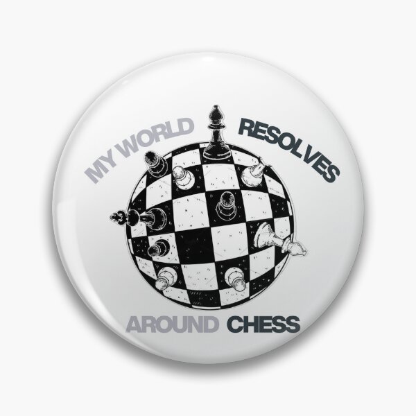 Item preview, My World Revolves Around Chess — Chess Lover Design — Funny Chess Gift — Chess Obsessed Design— Chess Player Gift designed and sold by CalculatedChaos.