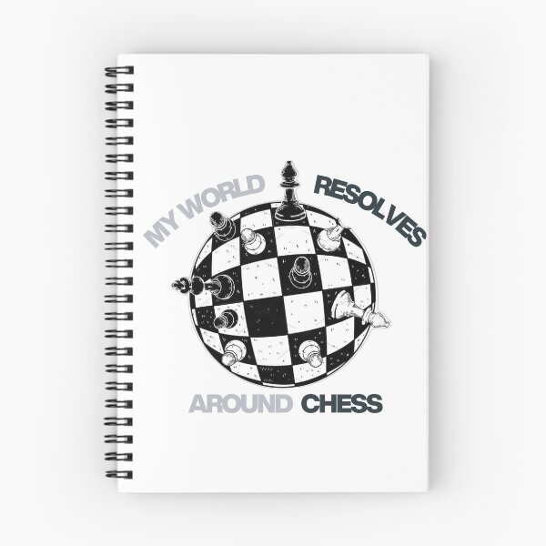 Item preview, My World Revolves Around Chess — Chess Lover Design — Funny Chess Gift — Chess Obsessed Design— Chess Player Gift designed and sold by CalculatedChaos.
