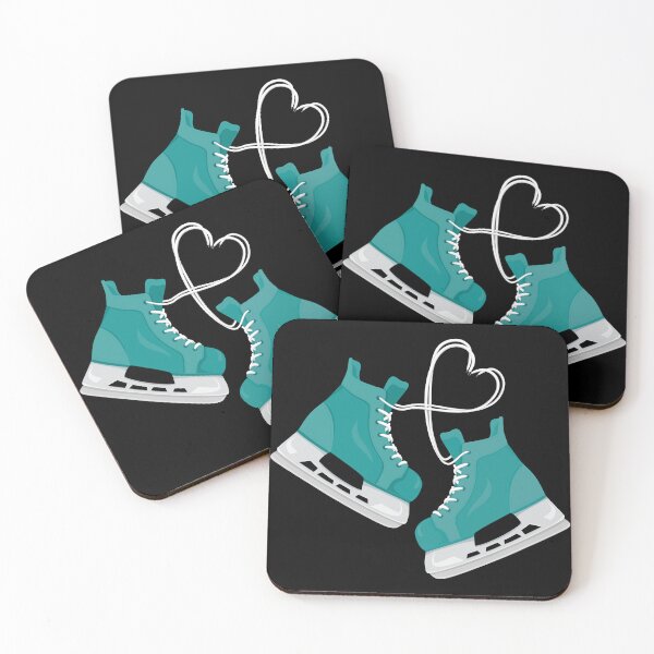 Item preview, Ice skates with heart shaped laces winter sports designed and sold by natinart.