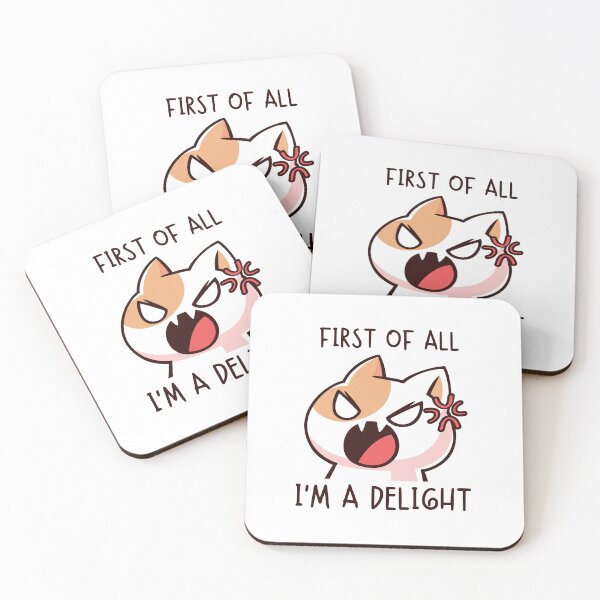 Item preview, First Of All I'm A Delight Sassy Cat Lover Humor designed and sold by JonesFlora2025.