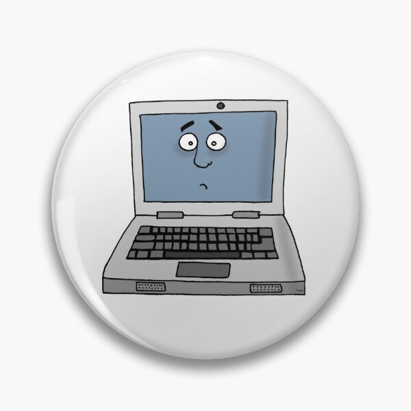 Item preview, Paranoid Laptop – Funny Web Camera Cybersecurity Surreal Art designed and sold by MyxaART.