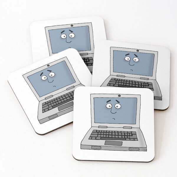 Item preview, Paranoid Laptop – Funny Web Camera Cybersecurity Surreal Art designed and sold by MyxaART.