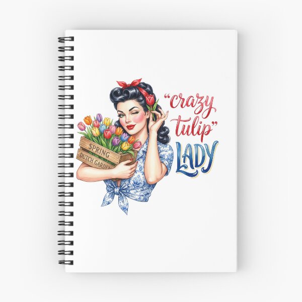 Item preview, Crazy Tulip Lady designed and sold by chicdeboutique.