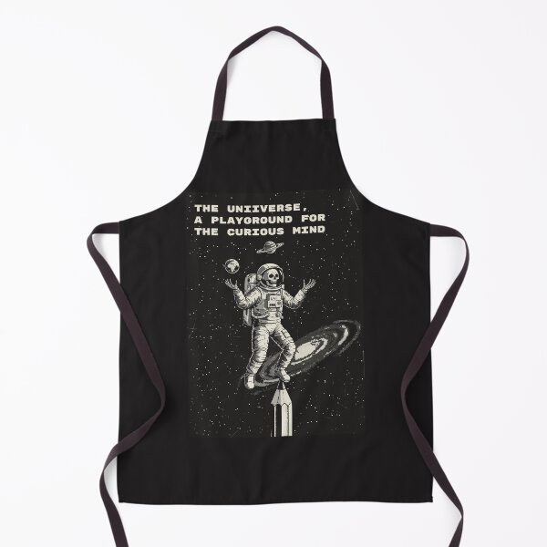 Item preview, "Universe A Playground" Surreal Astronaut Skeleton Pencil Art designed and sold by Cipher & Soul.