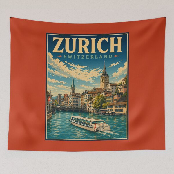 Item preview, Zurich - Switzerland designed and sold by GoodOldVintage.