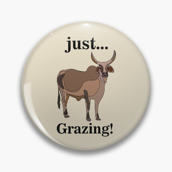 Item preview, Zebu Cow Grazing designed and sold by Nisha Prabhu.