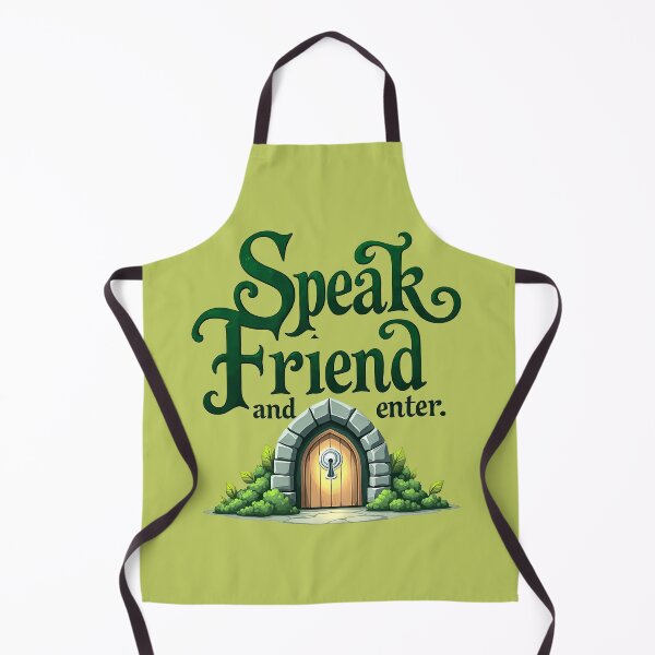 Item preview, Speak friend and enter. designed and sold by TheLandsOfMagic.