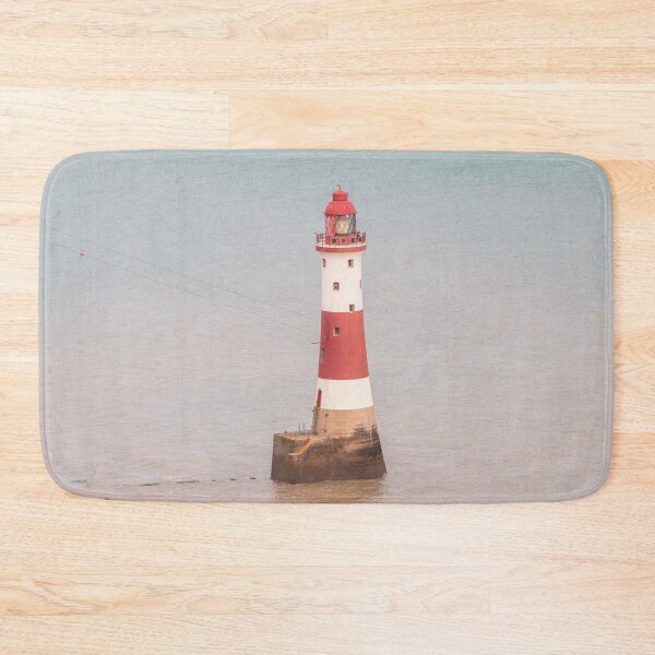 Item preview, Burling gap lighthouse in England along the seven sisters cliffs - summer nautical travel photography designed and sold by Christa Stroo Photography.