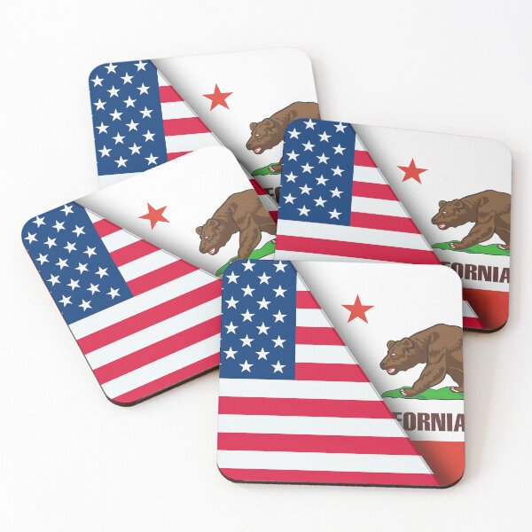 Item preview, Double Flag of USA and California. United States and California official flags. 3D illustration. Illustration of Double Flag. National symbol. American and California symbol. Two Flags Together designed and sold by Decoriolus.