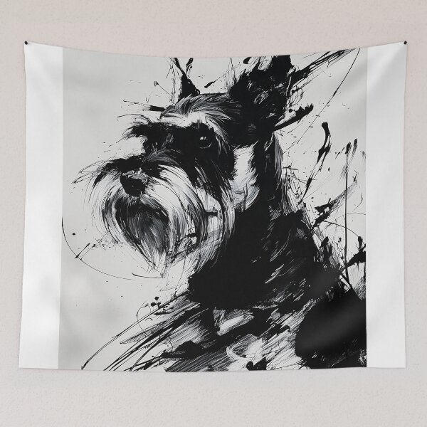 Item preview, Schnauzer in Black Ink designed and sold by lautir.
