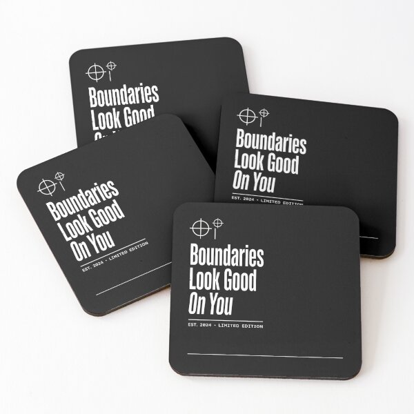 Item preview, Boundaries Look Good On You: Minimalist Typography designed and sold by artlife4.