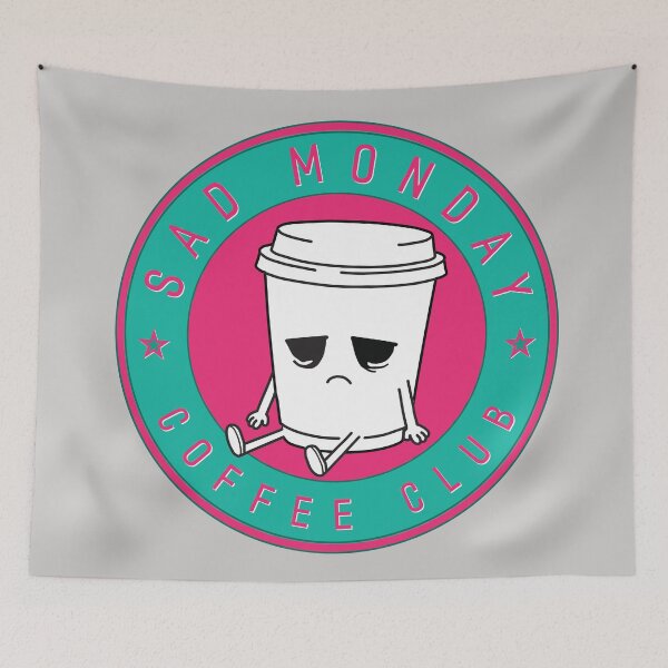 Item preview, Sad Monday Coffee Club designed and sold by Moosley Studio.