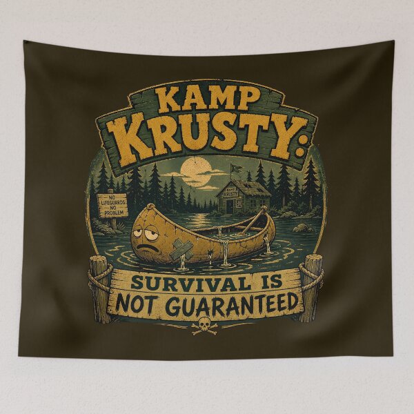 Item preview, Kamp Krusty Survivor Shirt designed and sold by agearb.