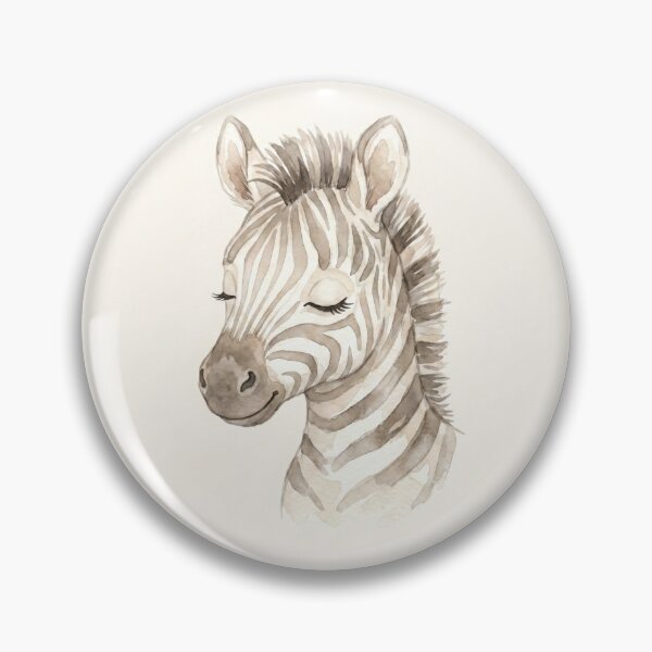 Item preview, ​Cute Sleeping Baby Zebra Watercolor Illustration designed and sold by drhett09.
