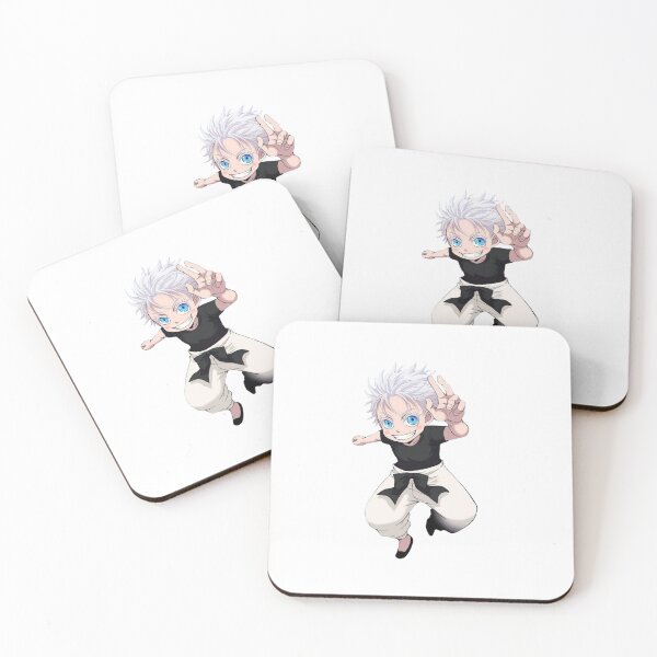 Item preview, Chibi Strongest Sorcerer Running Joyfully with Two Fingers Up designed and sold by Deviantfant.