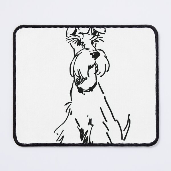 Item preview, Sitting Schnauzer Sketch designed and sold by lautir.