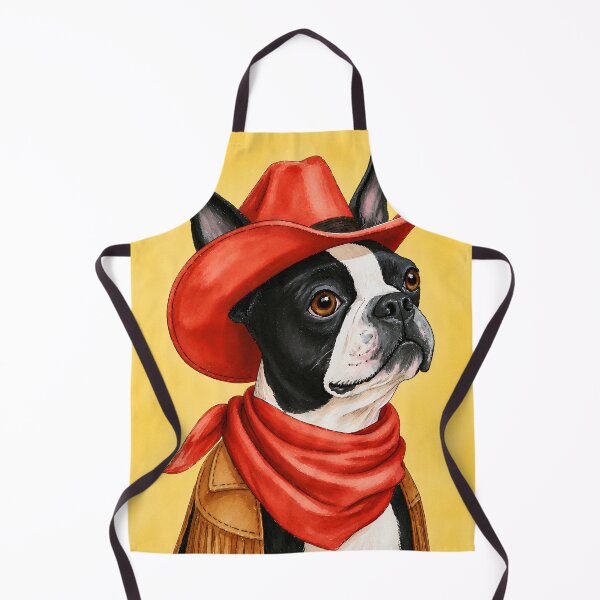 Item preview, Boston Terrier Cowboy designed and sold by prettykaler.