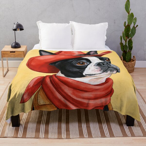 Item preview, Boston Terrier Cowboy designed and sold by prettykaler.