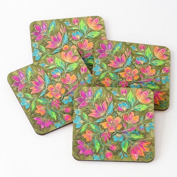 Item preview, Neon Flowers designed and sold by GraphicsClub.
