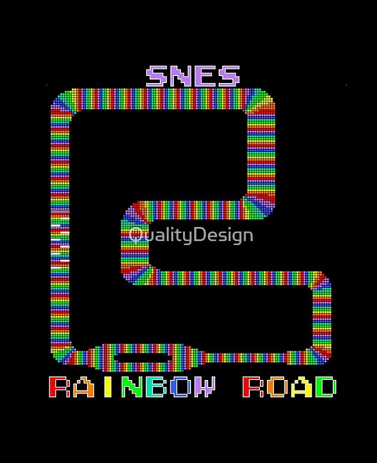 Snes Rainbow Road Ipad Case Skin By Qualitydesign Redbubble