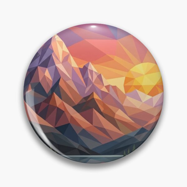 Item preview, Geometric Landscape designed and sold by ChillCanvxs.