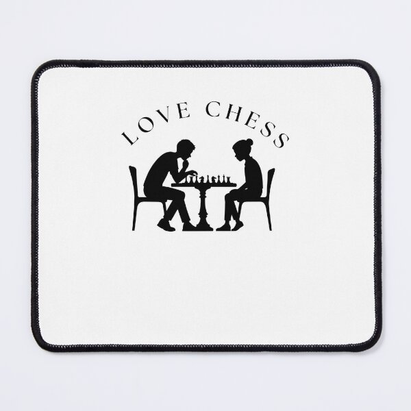 Item preview, Love Chess — Chess Couple Design — Chess Gift for Couples — Chess Lover Design — Romantic Chess Design designed and sold by CalculatedChaos.
