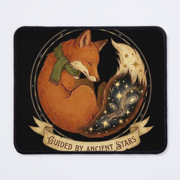 Item preview, Guided By Ancient Stars Celestial Cozy Sleeping Fox designed and sold by Rahaf-shop9.