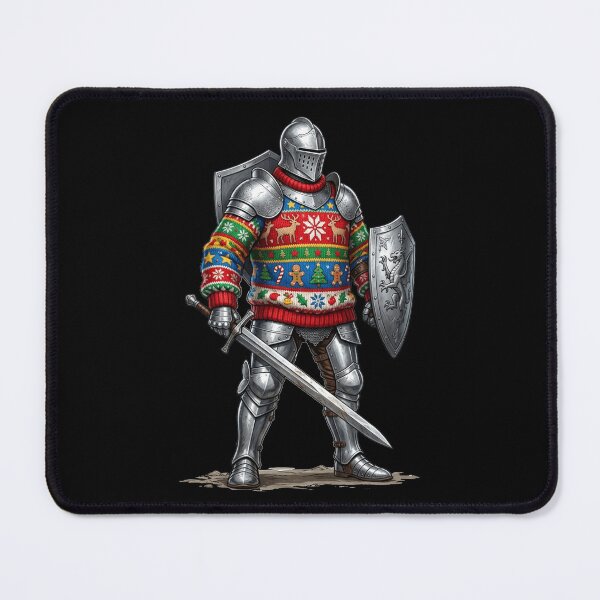 Item preview, Medieval Knight Wearing Knitted Sweater History Humor designed and sold by Retro Mood Co.