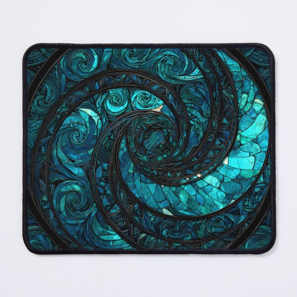 Item preview, New Zealand Māori Paua Pattern Koru Design 909 designed and sold by GrinGalore.