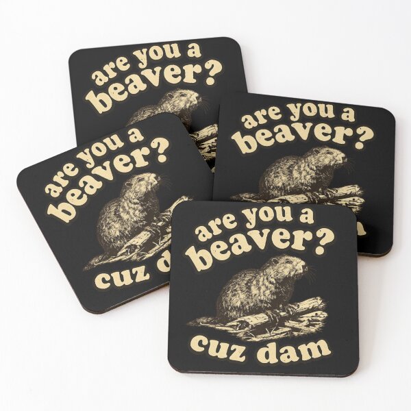 Item preview, Are You A Beaver Cuz Dam Funny Pickup Line Pun designed and sold by ZEtexaxe.