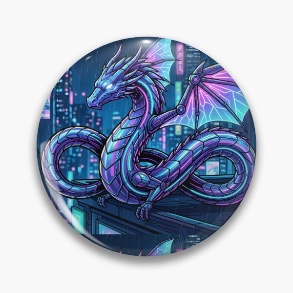 Item preview, Neon Cyber Dragon: Neo Tokyo Serpent designed and sold by Neo Tokio.