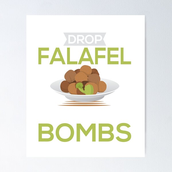 Item preview, Comida de dedo árabe falafel designed and sold by ShadySchatten.