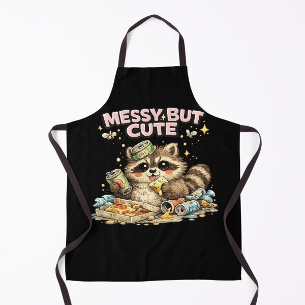 Item preview, Messy But Cute Funny Raccoon designed and sold by Hobby-up.