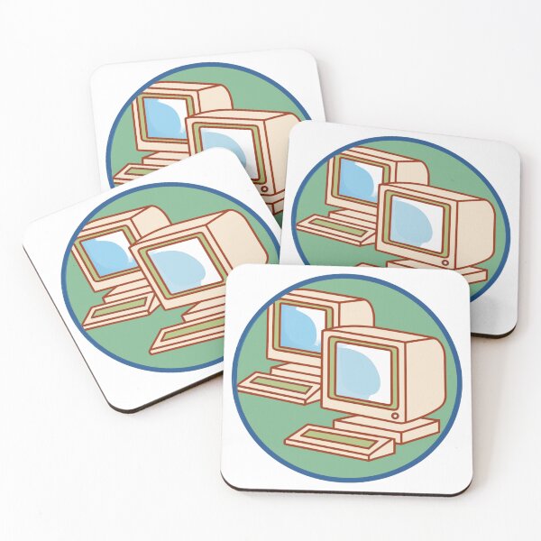 Item preview, Copy of nostalgic 1990s internet cafe aesthetic, glowing CRT monitors designed and sold by Senglaopattern.