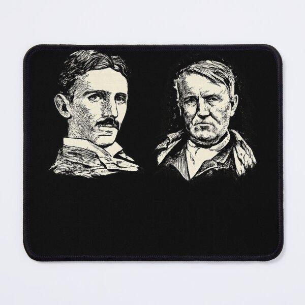 Item preview, AC DC Tesla Edison Science Electricity Parody Humor designed and sold by ZEtexaxe.