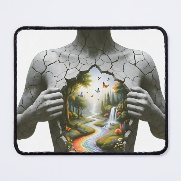 Item preview, The World Within – Healing, Growth & Inner Beauty Art designed and sold by Finally Awake.