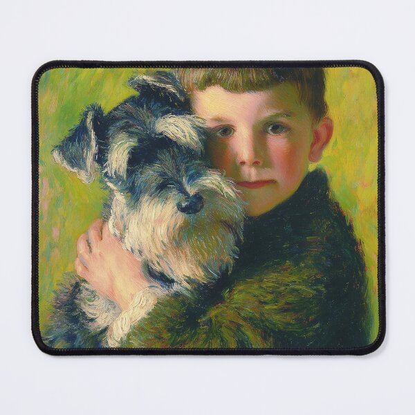 Item preview, Young Boy with His schnauzer designed and sold by lautir.