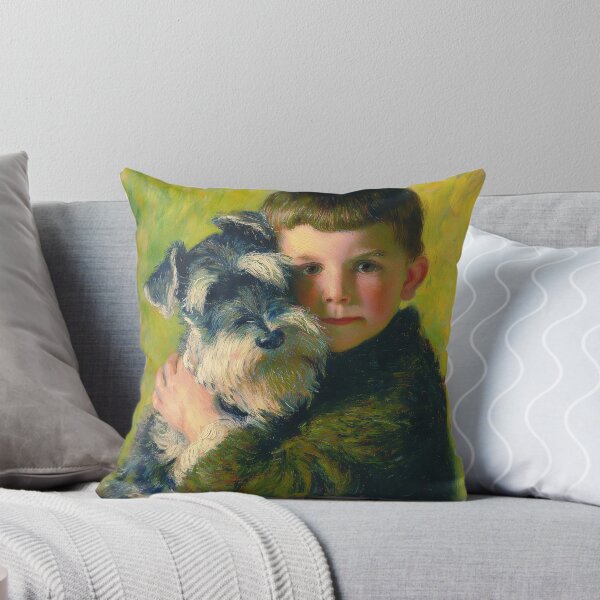 Item preview, Young Boy with His schnauzer designed and sold by lautir.