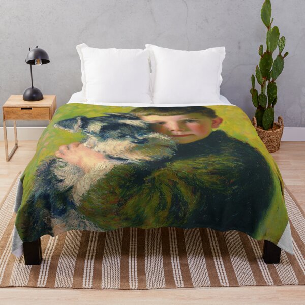 Item preview, Young Boy with His schnauzer designed and sold by lautir.